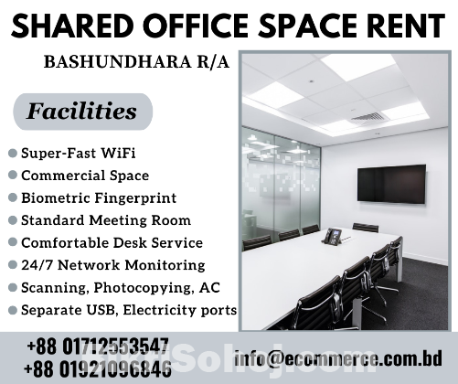 Rent Shared Office Space In Bashundhara R/A